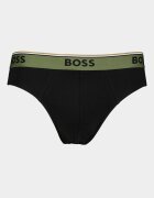 BOSS Слипове с памук - 3 чифта Черен
