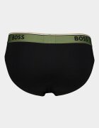 BOSS Слипове с памук - 3 чифта Черен
