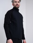 BOSS Суитшърт Urban Tech с модал с цип Черен