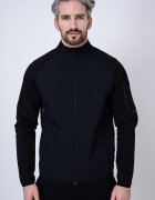 BOSS Суитшърт Urban Tech с модал с цип Черен