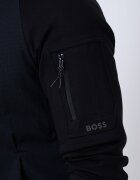 BOSS Суитшърт Urban Tech с модал с цип Черен