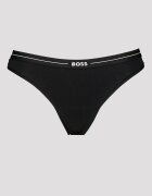 BOSS Танга с памук - 3 чифта Слонова кост/Черен/Лилав
