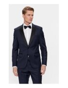 BOSS Яке за мъже H-HUGE-2PCS-TUX-224 вълнено тъмносиньо