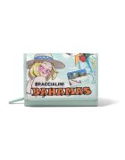 BRACCIALINI Портфейл от еко кожа с принт