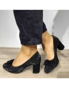 Bratex Елегантни дамски обувки 0244 Black - черни