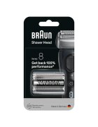 Braun Резервна глава за електрическа самобръсначка Серия 8 83M ORIGINAL - Върнете се към 100% производителност - Съвместима със самобръсначки Series 8