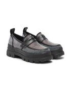 Buffalo Дамски мокасини - Aspha Loafer 1624064 - черни - текстил
