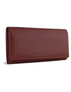 Bugatti Дамски портфейл Continental - естествена кожа - серия MIRA - 491011 - Интензивночервен