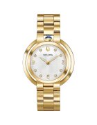 Bulova Дамски часовник 97P125 Кварцов Златист
