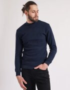 Bumbacel 100% COTTON Мъжка блуза с дълъг ръкав от памук с яка