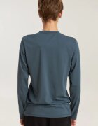 Bumbacel 100% COTTON Мъжка тениска с дълъг ръкав едноцветна без качулка памучна
