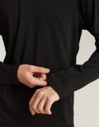 Bumbacel 100% COTTON Мъжка тениска с дълъг ръкав едноцветна без качулка памучна