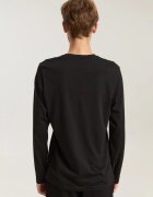 Bumbacel 100% COTTON Мъжка тениска с дълъг ръкав едноцветна без качулка памучна