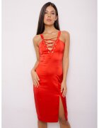 Cactus the Brand Рокля от тафта - Червена