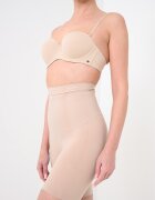 CALVIN KLEIN Безшевен клин с висока талия Кафяв