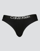 CALVIN KLEIN Бикини с еластична талия с лого - 3 чифта Черен