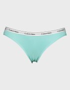 CALVIN KLEIN Бикини с лого - 3 чифта Бял/Черен/Тюркоаз