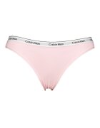 CALVIN KLEIN Бикини с лого - 3 чифта Пастелнорозов/Сив меланж/Шам фъстък зелено