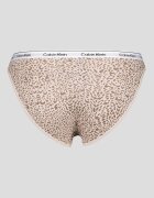 CALVIN KLEIN Бикини с лого на талията - 3 чифта Бял/Черен/Бежов
