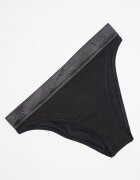 CALVIN KLEIN Бикини с модал с лого Черен