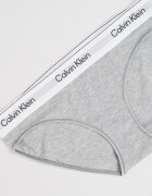 CALVIN KLEIN Бикини с модал с лого Светло сив