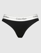 CALVIN KLEIN Бикини тип бразилиана с модал Черен