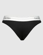CALVIN KLEIN Бикини тип бразилиана с модал Черен