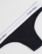 CALVIN KLEIN Бикини тип бразилиана с модал Черен