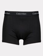 CALVIN KLEIN Боксерки с памук - 3 чифта Червен/Черен/Сив