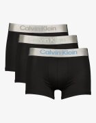 CALVIN KLEIN Боксерки с еластична талия - 3 чифта Черен въглерод