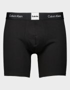CALVIN KLEIN Боксерки с контрастна талия 3 чифта Черен