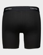 CALVIN KLEIN Боксерки с контрастна талия 3 чифта Черен