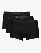 CALVIN KLEIN Боксерки с лого - 3 чифта Антрацитно черно