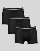 CALVIN KLEIN Боксерки с лого 3 чифта Антрацитно черно