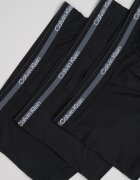 CALVIN KLEIN Боксерки с лого 3 чифта Антрацитно черно