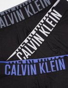 CALVIN KLEIN Боксерки с лого - 3 чифта Бял/Черен/Син