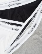 CALVIN KLEIN Боксерки с лого - 3 чифта Бял/Черен/Сив