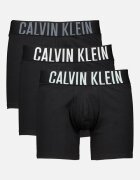 CALVIN KLEIN Боксерки с лого - 3 чифта Черен/Антрацитно сиво/Tъмносив