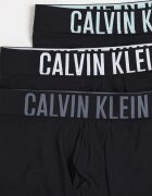 CALVIN KLEIN Боксерки с лого - 3 чифта Черен/Антрацитно сиво/Tъмносив