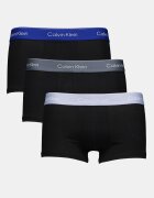CALVIN KLEIN Боксерки с лого - 3 чифта Черен/Син