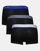 CALVIN KLEIN Боксерки с лого - 3 чифта Черен/Син