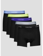 CALVIN KLEIN Боксерки с лого - 5 чифта - Черен/Кралско Синьо/Лайм зелено