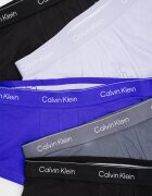CALVIN KLEIN Боксерки с лого - 5 чифта Черен/Светлосин/Tъмносив