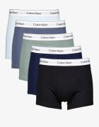 CALVIN KLEIN Боксерки с лого - 5 чифта Сив/Зелени аспержи/Антрацитно черно