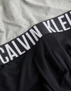 CALVIN KLEIN Боксерки с лого на талията - 3 чифта Бял/Черен/Светло сив