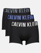 CALVIN KLEIN Боксерки с лого на талията - 3 чифта Черен/Избеляло черно/Мръснобял
