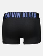 CALVIN KLEIN Боксерки с лого на талията - 3 чифта Черен/Избеляло черно/Мръснобял