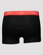 CALVIN KLEIN Боксерки с лого на талията - 3 чифта Черен/Корал/Светлосин