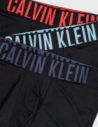 CALVIN KLEIN Боксерки с лого на талията - 3 чифта Червен/Черен/Въглен сиво