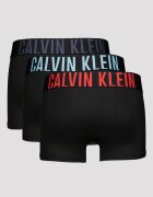 CALVIN KLEIN Боксерки с лого на талията - 3 чифта Червен/Черен/Въглен сиво